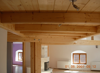 dřevo v interiéru