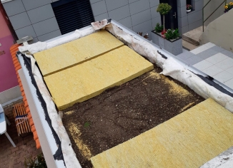 zelená střecha instalace